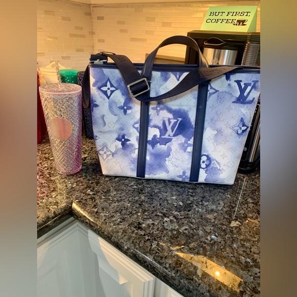 Louis Vuitton Tote Limited Edition Monogram Watercolor Canvas GM - Picture 9 of 9